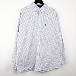 Wrangler George Straight Cowboy Cut Collection Striped Long Sleeve Western Shirt